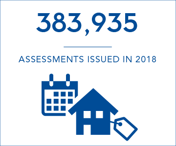 383,935 land tax assessments issued in 2018